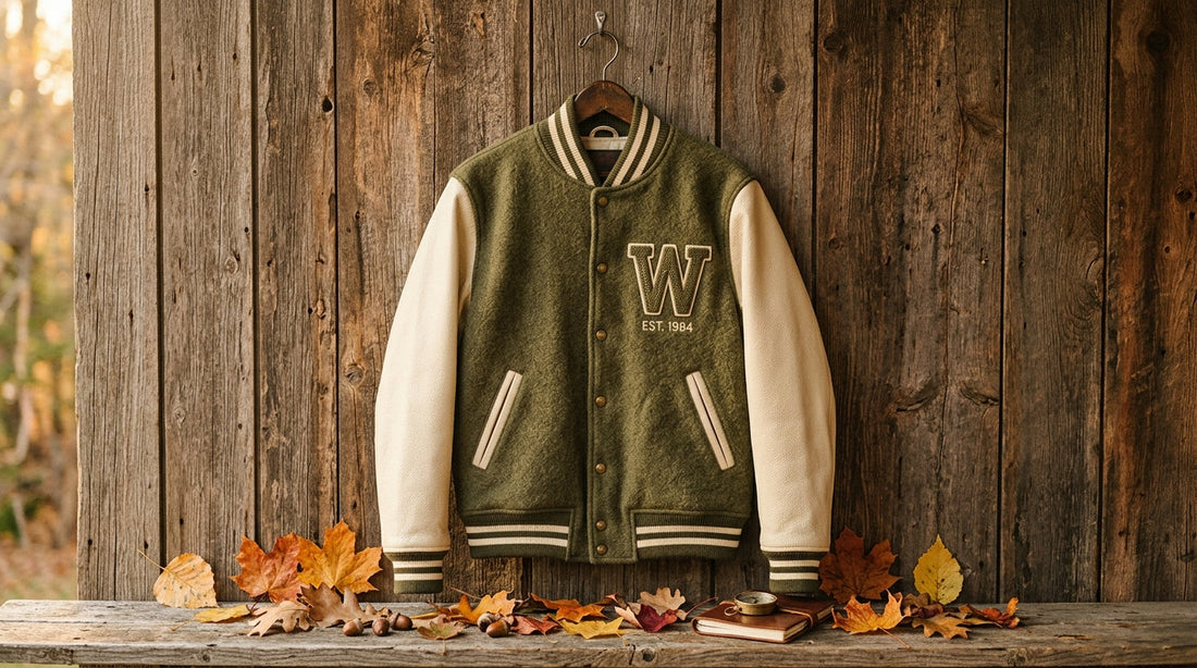 Fall 2026 Varsity Jacket Colors: Olive, Burgundy, Navy & Warm Taupe Trends