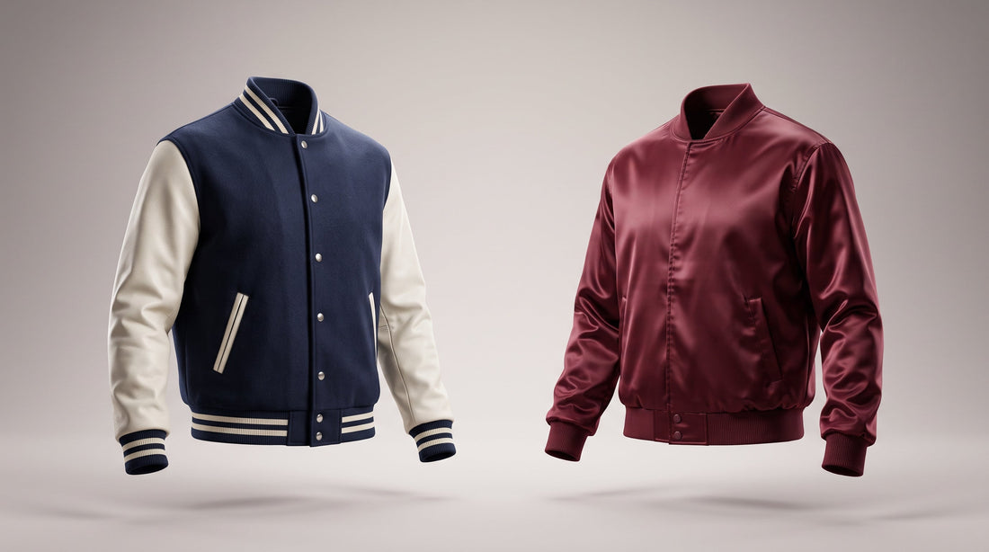 Satin Jacket vs Varsity Jacket: The Complete Style Guide