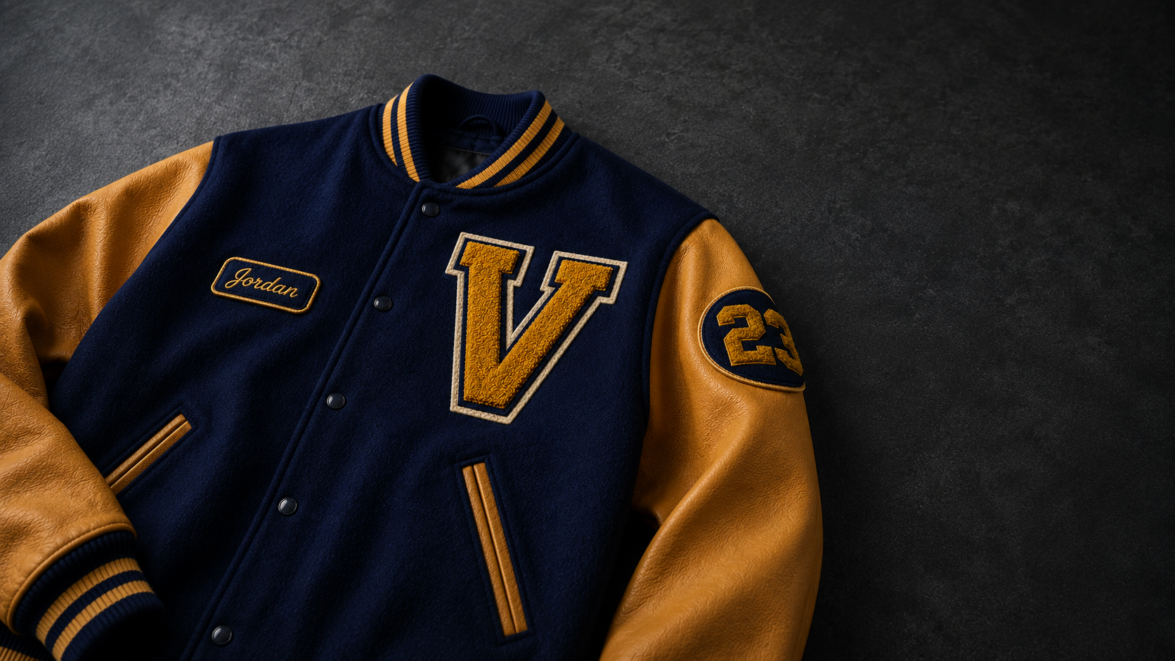 Chenille Patch Placement Guide for Letterman Jackets