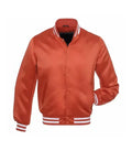 Orange Satin Jacket True Varsity