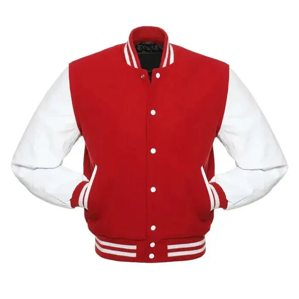 Red and White Varsity Jacket Varsity Jackets
