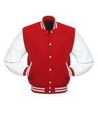 Red and White Varsity Jacket Varsity Jackets