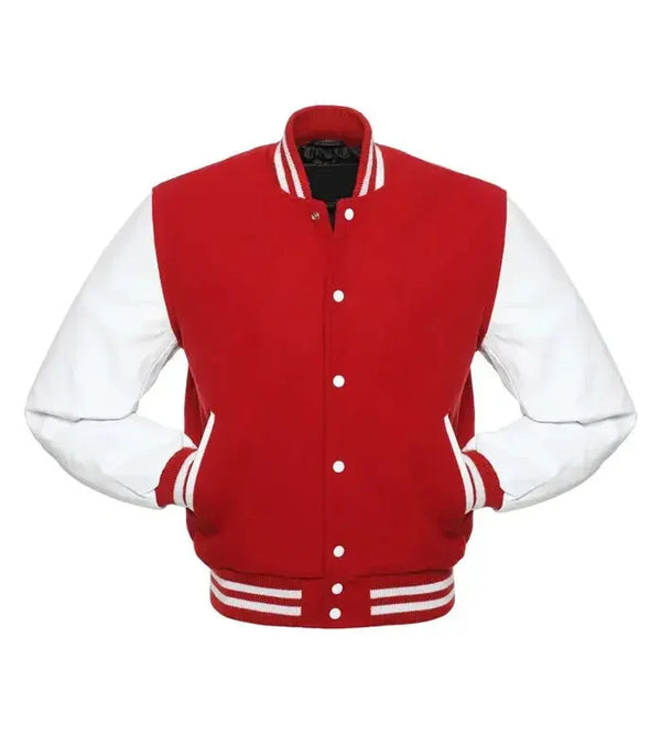 Red and White Varsity Jacket Varsity Jackets