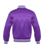Purple Satin Jacket True Varsity